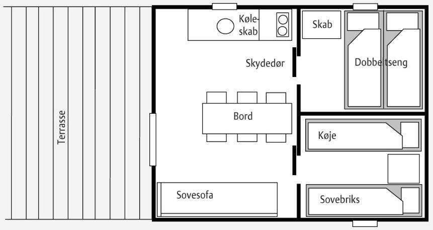 Ostersoparken Camping Hotel Gedser Habitación foto